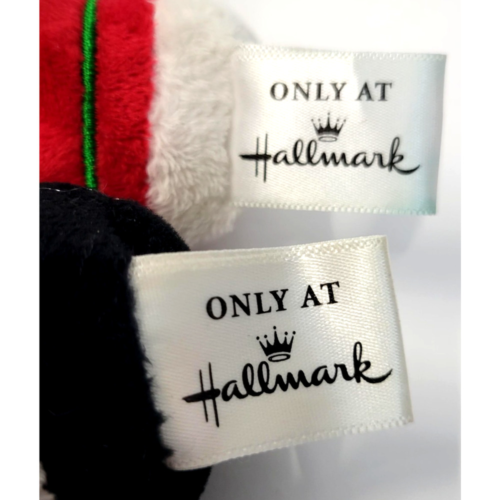 Hallmark Disney Itty Bittys Santa Mickey Minnie Claus Holiday Plush Set Limited - Picture 2 of 16